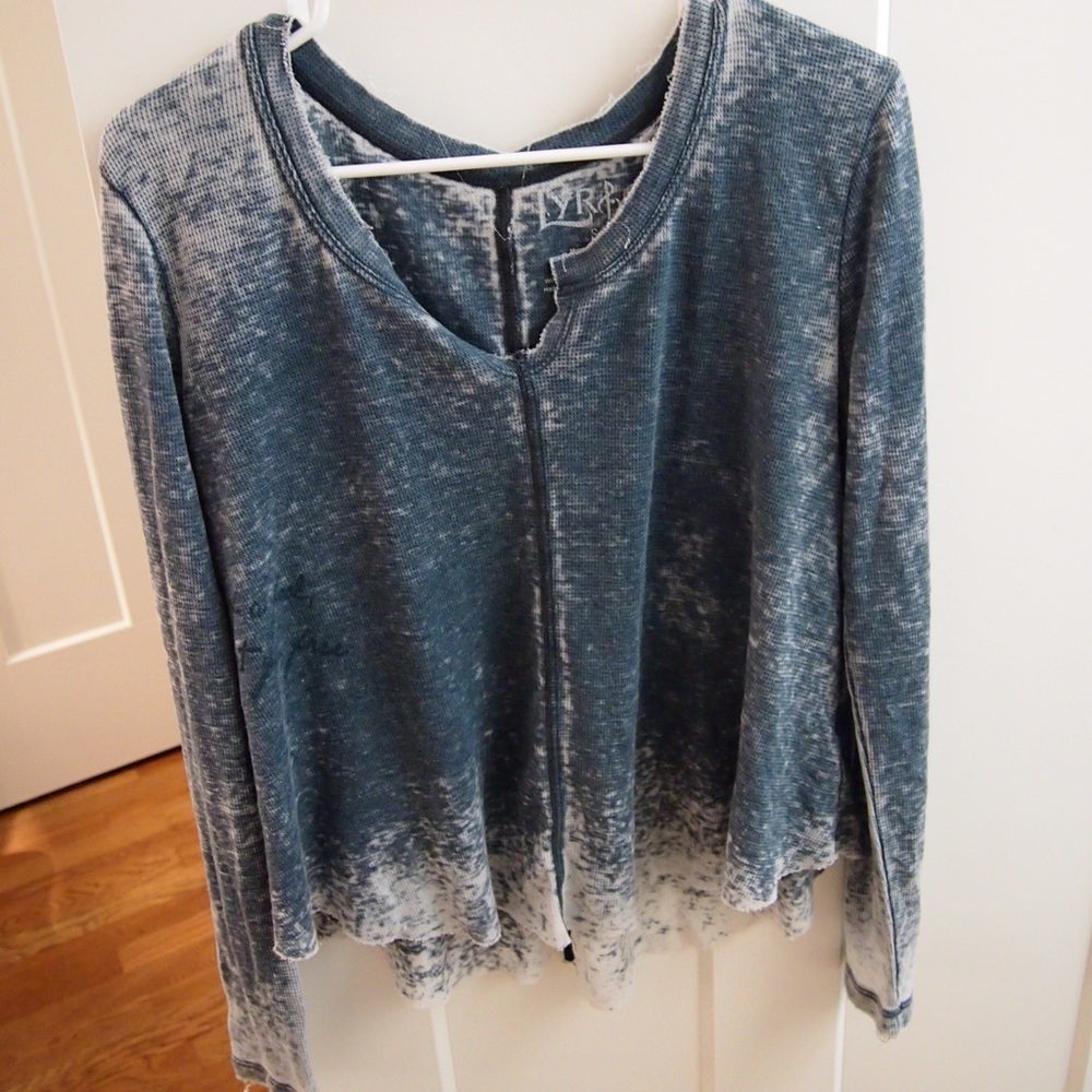 Blue Thermal Shirt by Lyric Culture